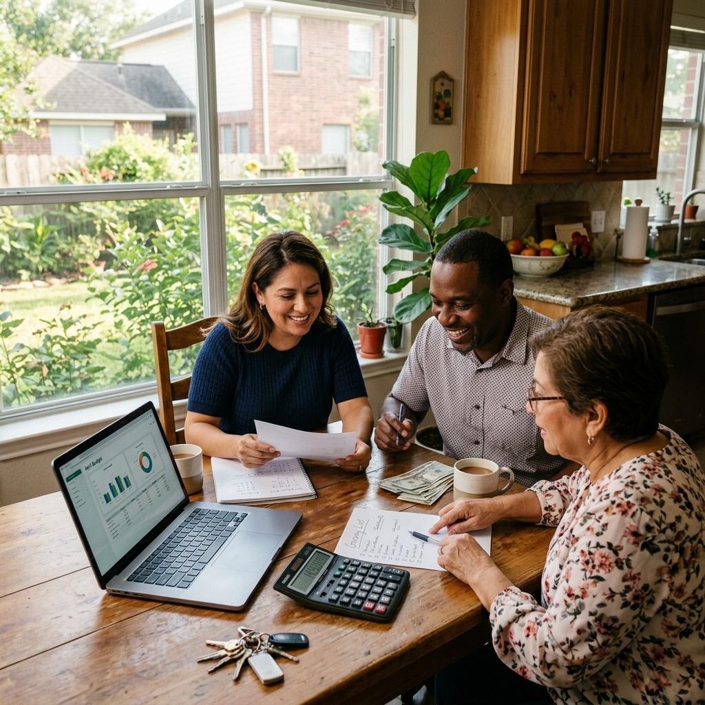 Family budget planning for Houston Texas cost of living